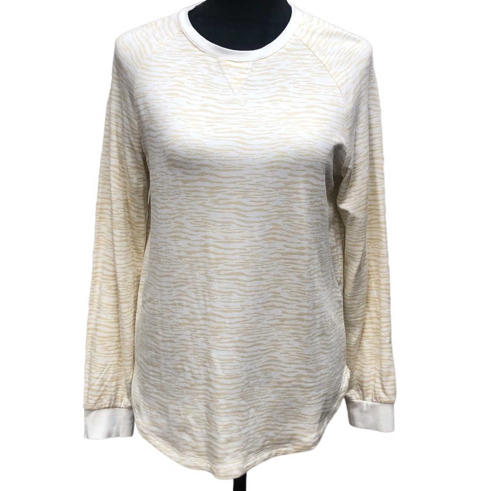 Thread & Supply Safari Print Lightweight Sweatshirt size XS - Picture 6 of 10